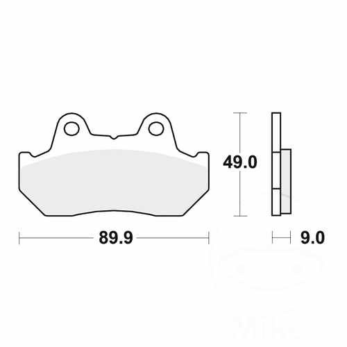 Trw brake pads - pads, standard