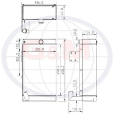 Radiator for TAKECHI Tracked
