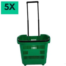 Retail Shop Supermarkets Stacking Shopping Baskets Metal Plastic Retail Display