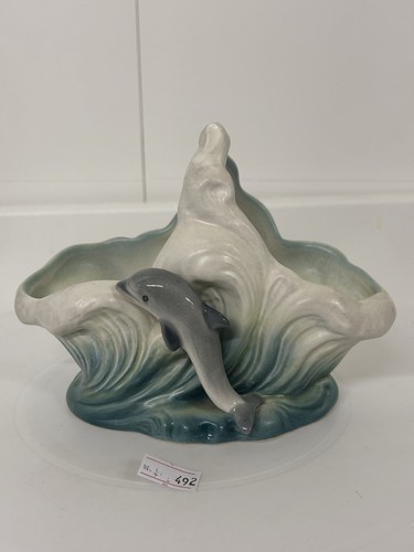 Rare sylvac dolphin posey vase - sylvac,