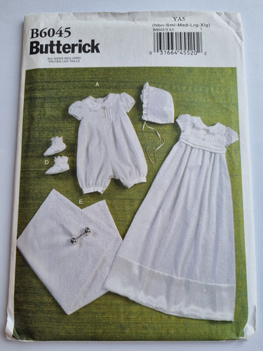 Baby christening gown - christening, bonnet