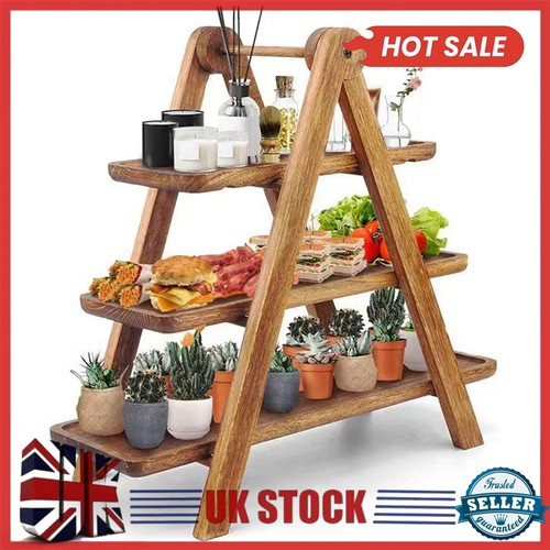 Tier wooden serving - 3,