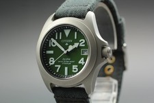 [Exc+5] Citizen Promaster Eco-Drive 7878-H16714 Green Titanium Solar Men's Watch
