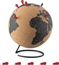 Navaris Cork Globe with Pins -
