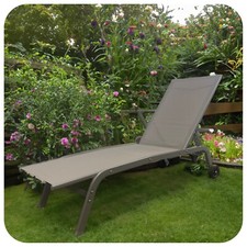 2x Sun Lounger Sunbed