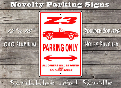 Bmw parking sign mancave - parking,