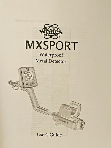 Whites sport metal detector - mx,
