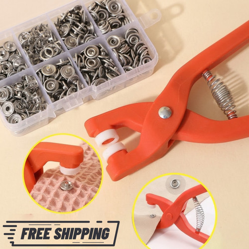 50pcs leather snap fasteners - 50pcs,