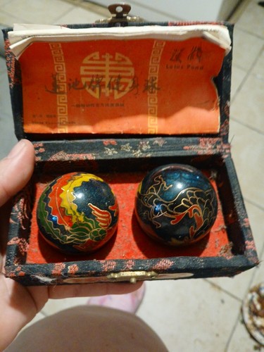 Chinese chime balls vintage - chinese,