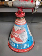Vintage Redex Performance Additive Oil Dispenser Can Jug Pourer Esso Castrol