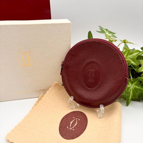 Cartier must line coin case - cartier,