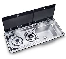 DOMETIC SMEV 9722 R/H CARAVAN MOTORHOME SINK RIGHT 2 BURNER HOB COMBINATION UNIT
