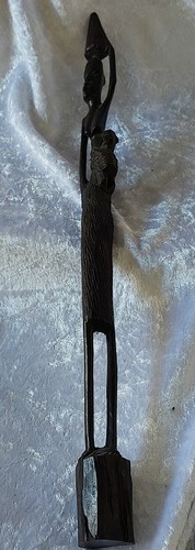 African carved figure - african,