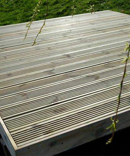 Garden timber decking kit - garden,
