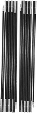 Ejoyous Fiberglass Tent Poles 4.9M 9 Sections Awning Support Rods Camping Tarp
