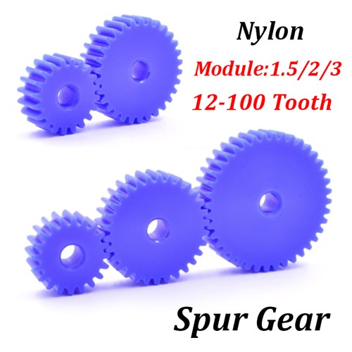 Nylon spur gear 100 - nylon, 12-100