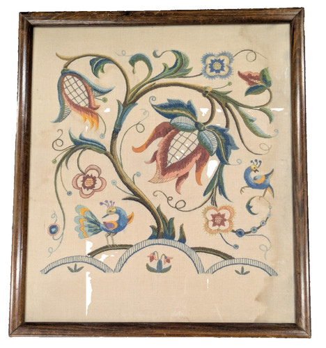 Vintage framed jacobean style - jacobean,