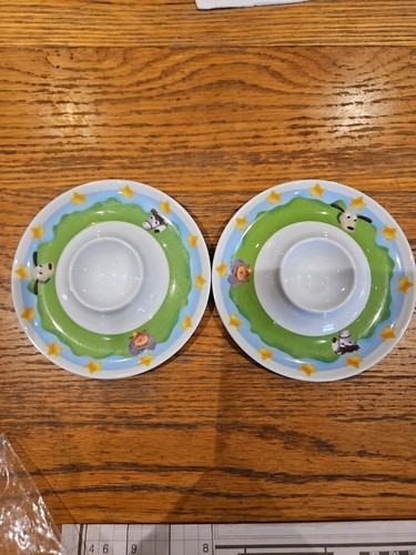 Pair lovely vintage milky - pair, of