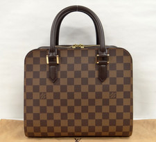 LOUIS VUITTON Triana Hand Bag Damier Ebene Canvas N51155 France 20220384200 N