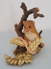 *RARE VINTAGE SHERRATT & SIMPSON CUTE MOUSE ON CORN FIGURINE*