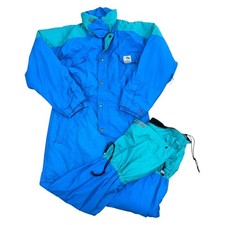 Vintage Rasch One Piece Ski Suit Snowsuit Winter 90s Retro Blue Mens Medium