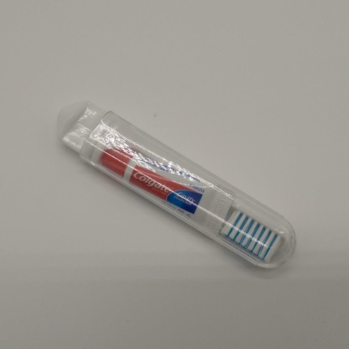Travel toothbrush and colgate - travel,