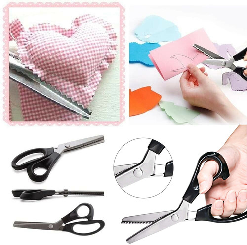 Pinking shears dressmaking - pinking,