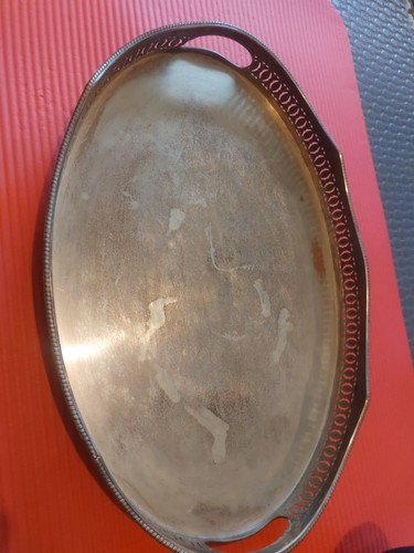 Copper tray antique - tray,