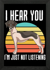 Whippet Gift Framed Wall Art