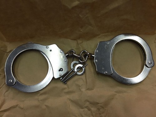 Police handcuffs solid - handcuffs,