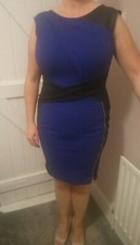 Black and Blue party dress size 12