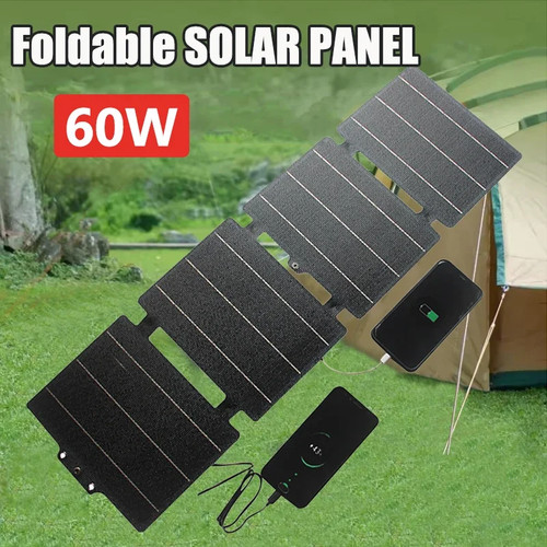 60w foldable solar panel - 60w,
