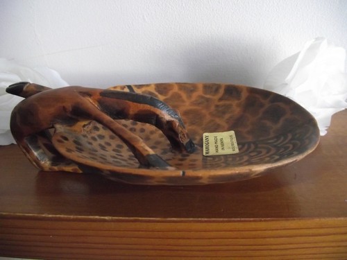 Vintage small hand carved - small,