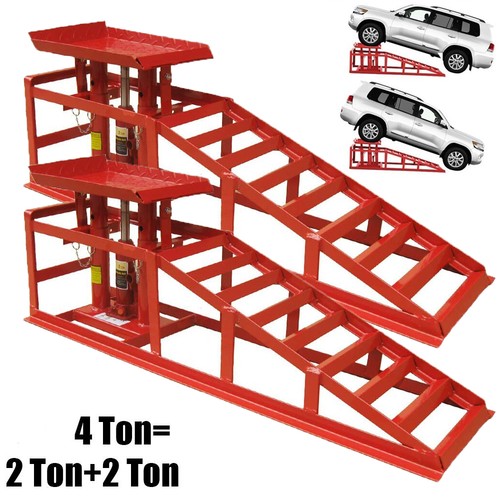 Ton hydraulic car ramps 2pc - 4,