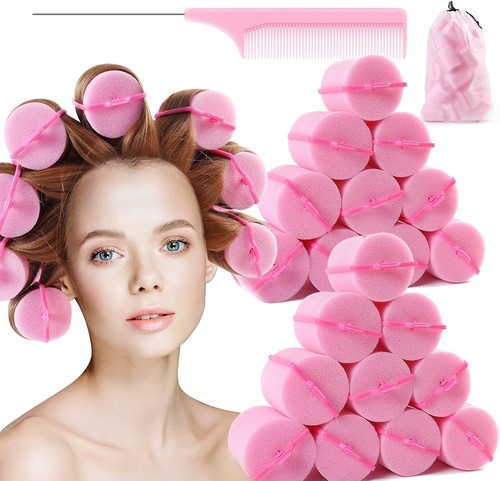 Jumbo foam sponge hair roller - jumbo,