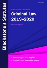 Blackstone's Statutes on