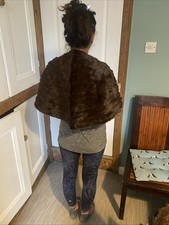 Vintage Chocolate Brown Fur