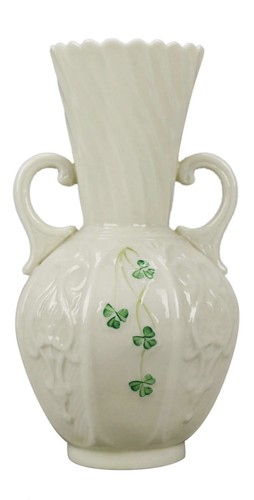 Belleek ireland panel vase - ireland, vase￼