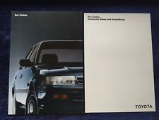 Toyota Carina brochure 10.1989 + technical data