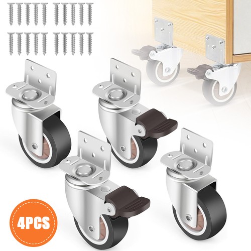 4pcs shaped swivel - 4pcs, castors