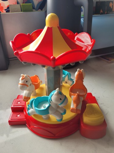 Elc happyland carousel - carousel, vintage