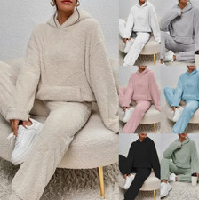 2Pcs Womens Fleece Fluffy