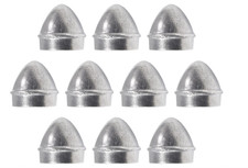 Chain Link Fence 1 3/8" External Die Cast Aluminum Acorn Post Caps (10 pk)
