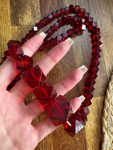Art deco cherry amber - cherry,