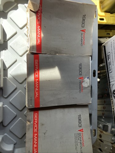1993 pontiac service manuals - 1993,