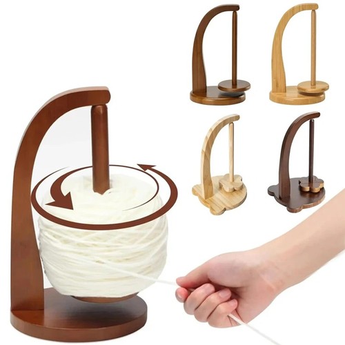 Magnetic wooden yarn - wooden, holder