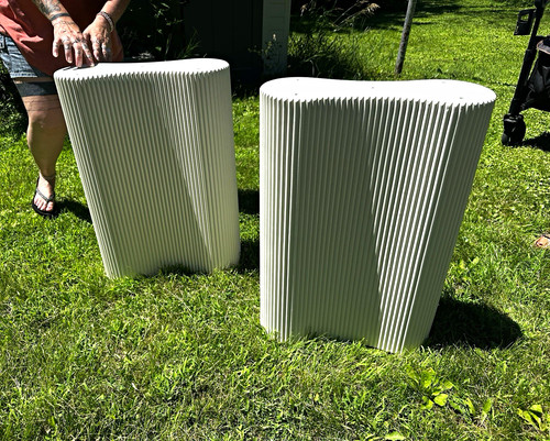 Modern sculptural table - modern,