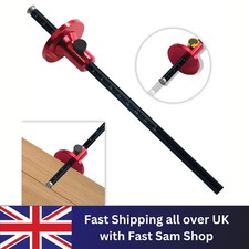 Wheel Marking Gauge Woodworking Marking Scriber Solid Metal Bar Wood Scribe New