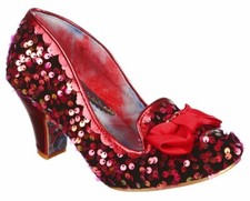 Irregular Choice KANJANKA RED MULTI Women's Mid Heel Shoes