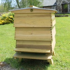 WBC Beehive New Zealand Pine Hive 3 Lifts Porch 2 Super 1 Brood Gabled Roof Bees
